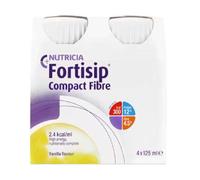 Fortisip Compact Fibre Liquid Vanilla 4x125ml