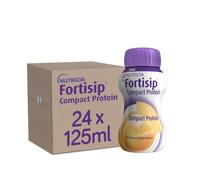 Fortisip Compact Protein Liquid Supplement, Ginger Flavour, 125ml, Pack of 24 Bottles