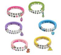 Fortivae Kpop Merch Bracelets, 12 Pcs Friendship Inspired Bracelet Set, Concert Outfits Accessories, Korean Pop Girl Stuff, Gifts for Eyekons and Kpop Fans