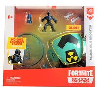 Fortnite 36438 Battle Royale Glider Playset, Set with Exclusive Glider Meltdown Meltdown, Playset with Action Figure, Typical Weapons and Equipment, Action Play Set for Fans from 8+, Multicoloured
