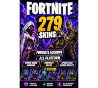 Fortnite Account (All Platform) 279 Skins + Spider-Gwen Aurelian , Contract Giller , Spider-Man Gilded Reality - GLOBAL