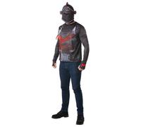 Rubie's Official Fortnite Black Knight Costume Kit, Gaming Skin, Unisex Tween / Adult