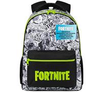 Fortnite Backpack for Kids Teenagers Gaming Rucksack School Bag Camo Daypack Travel Bag for Days Out PE Sports Gamer Gifts (Black AOP)