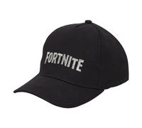 FORTNITE Baseball Cap for Boys, Quality Made Boys Hat and Fitted Cap, Flatbrim Baseball Hat with Sleek Design, Black Silver, One Size