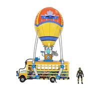 FORTNITE Battle Bus - 14-Inch Vehicle with Inflatable Balloon Lights and Sounds Unique Colorway Rolling Wheels 4-Inch Figure and Code for Bonus V