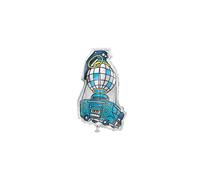 Fortnite Battle Bus Shaped Helium Foil Shaped Balloon 69cm / 27 in