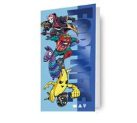 Fortnite Birthday Card, Gaming Birthday Card for Kids, Teens & Gamers, Bright Action Design For Him, Her, Son, Daughter, Nephew, Neice