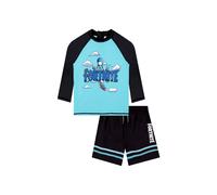 Fortnite Boy's Gamer Swimsuit, Two Piece Swimwear | Size: 7-8 Years Fortnite Multicolor 7-8 Years