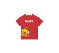 Fortnite Boy's Gaming Short Sleeve T-Shirt in Red | Size: 6-7 Years Fortnite Red 6-7 Years