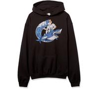 Fortnite Boys' Meowcles Shark Surf Youth Pullover Hoodie Black Medium
