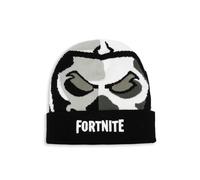 Fortnite Black, Gray, White Boys Beanie Hat | Knit Design Logo | Warm Winter Accessories for Gaming Fans | Perfect for Outdoor Play Merch