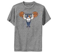 FORTNITE Boys' Yarn Lifter T-Shirt, Charcoal Heather, L