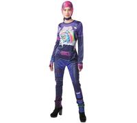 Fortnite Brite Bomber Tween Costume Jumpsuit w/ Cap & Accessories