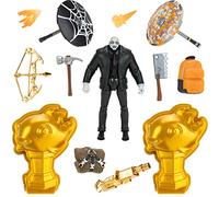 FORTNITE Brutus (Shadow) Solo Mode Core Figure and 2 Mythic Goldfish Collectibles - 4 Inch Collectible Action Figure, Plus Accessories