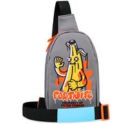 Fortnite Crossbody Bag for Boys Teens Shoulder Chest Sling Bag for Travel Holidays Ideal for Phone Wallets Gamer Gifts (Grey Banana)