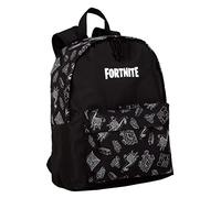 FORTNITE Dark Black American School Bag - Main Compartment and Front Pocket - Computer Holder and Lined Interior - Padded, Ergonomic Shoulder Straps - 41 x 31 x 13.5 cm - Toybags