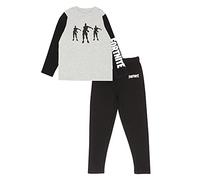 Fortnite Flossing Emotes Long Pyjamas Set, Kids, 7-15 Years, Black, Official Merchandise