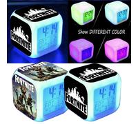 FORTNITE GAME Color Changing Alarm Kid Toy Game Gift Night Light Clock