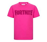 Fortnite - Game Logo - Gaming Design Youth T-Shirt - Short Sleeve Cotton Multi-Coloured Unisex Tee for Ages 10-16 (UK, Age, 13 Years, 14 Years, Regular, Pink)