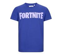 Fortnite Gaming Logo T Shirt, Black Blue Grey Teal Pink Cotton Short Sleeve Tee, Battle Royale Video Game T-Shirt for Boys and Girls, Official (UK, Age, 15 Years, 16 Years, Regular, Blue)