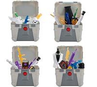 Fortnite Ghost Henchman Chest Collectible Accessory Set Bundle- Includes 4 Ghost Style Henchman Chests, 8 Back Bling, 12 Translucent Weapons, 8 Ghost Henchman Figure Pieces- More Styles Dropping Soon