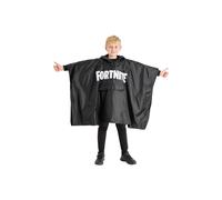 Fortnite Men's Raincoat Poncho & Bag in Black Fortnite Black One Size