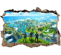 Fortnite Primal 3D Smashed Wall Sticker Decal Home Decor Art Kids Room