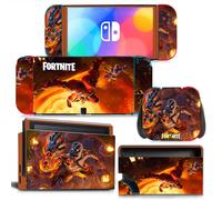 Fortnite Shooting Game Skin Cover Sticker Decal for Nintendo Switch OLED