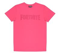 Fortnite Text Logo T-Shirt, Kids, 7-15 Years, Pink, Official Merchandise