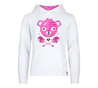 Fortnite | Toys & Gamers | CUDDLE BEAR | White | Long Sleeved | Unisex Kids | Drawstring Hooded | Gaming Cotton Hoodie Sizes 10-16 Years