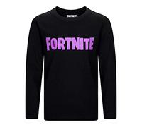 Fortnite | Toys & Gamers | Logo | Black and Purple | Long Sleeved | Unisex Kids | Crew | Gaming Cotton T-Shirt Sizes 10-16 Years…