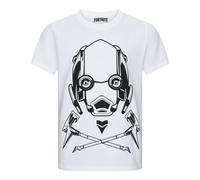 Fortnite Vertex with Dark Razor Pickaxe Gaming Design Youth T-Shirt - Short Sleeved Cotton White Unisex Tee Age 9-16 Years (UK, Age, 9 Years, 10 Years, Regular, White)