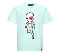 Fortnite - Wildcard #Heart - Gaming Design Youth T-Shirt - Short Sleeve Cotton Aqua Unisex Tee Age 9-16 (UK, Age, 13 Years, 14 Years, Regular, Aqua)