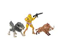 Fortnite WOLF AND BOAR - Duo Mode - 4-inch Articulated Wolf, Boar and Cluck Figures with Weapon Accessory
