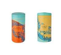 Fortnum and Mason Biscuit Bundle Lemon Curd and Stem Ginger Tins Two Pack Duo 200g Gift