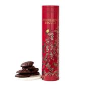 Fortnum and Mason Cherrilossus biscuits - thick chocolate biscuits in decorative tin 600g