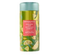 Fortnum and Mason, Sicilian Ginger Lemon Infusion, 15 Silky Tea Bags (1 Pack)