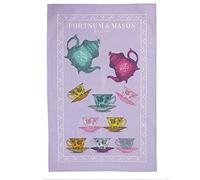 Fortnum & Mason Teapots & Teacups Cotton Tea Towel