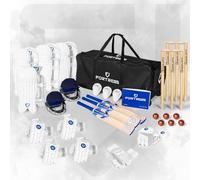 FORTRESS Cricket Team Kit Bundle | Premium Cricket Equipment Set with Bats, Pads, Gloves, Helmets, Stumps, & More - Ideal for Clubs, Schools, & Teams (Adult (Male))