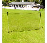 FORTRESS Cricket Throw Down Net - 9ft Tall Portable Net & Steel Poles (40ft (4 Poles))