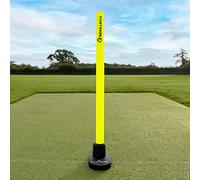FORTRESS Flexi Based Target Stump [2 Sizes] - Fluro Yellow Stumps For Fielding Drills (Junior (27in))