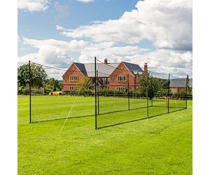 FORTRESS Garden Cricket Net - 4 Steel Poles & Net - Four (38ft)