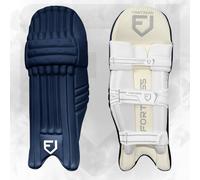 Fortress Original 100 Colored Cricket Batting Pads - Trusted by The Pros for The Highest Level of Cricket! | Premium Quality | Test Grade | 5 Colours (Navy (Right Handed), Youth (15in))