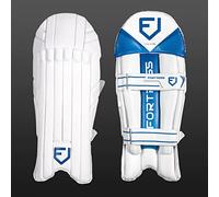 FORTRESS Original Pro Wicket Keeper Pads | Premium Cricket Gear for All Ages (White, Junior)