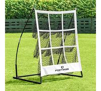 FORTRESS Portable Baseball Pitchers Pocket | 9 Hole Pitching Target Strike Zone | Softball & Baseball Net Pitching Training Aids