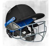 FORTRESS STL Cricket Helmet - Proffesional Grade Cricket Helmet For Junior, Youth & Senior Players | 3 Sizes | Adjustable Cricket Helmets | 4 Colour Options (Black, Medium (56-59cm))