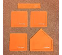 FORTRESS Throwdown Rubber Base Set | Baseball Training Equipment | Baseball & Softball Plate Set | Rubber Baseball Bases | 3x Base Plates, 1x Home Plate & 1x Pitching Plate