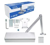Fortstrong Ultra Heavy Duty Door Closer FS-9807HDX - Grade 1 Commercial Standard Automatic Door Closing Mechanism - Durable Metal Casing - for High Traffic Areas - Fitting Instructions - UL Listed