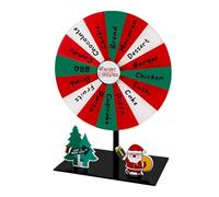 Fortun Christmas Wheel | TurnTable Game 16 | Interactive Roulette Table Game | 25 cm Acryrad Multilorated and Extinct for Christmas Party, School, Fair, Learning Games and