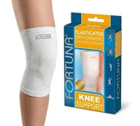 Fortuna Elasticated Knee Support support - Compression Sleeve for Arthritis, Joint Pain, Ligament Damage & Sports Injury Recovery - Flexible Knee Brace for Men & Women (Medium)
